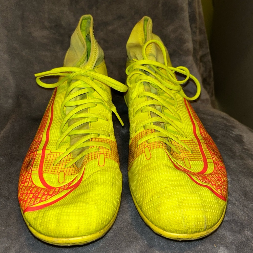 Nike Neon Yellow Cleats